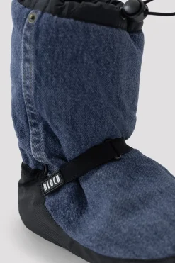 Adult Denim Multi-Function Warm Up Booties