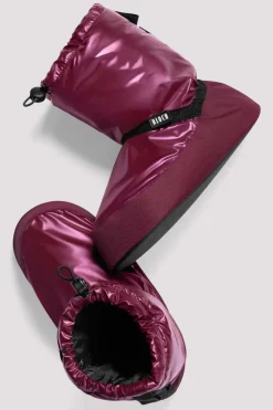 Adult Metallic Warm Up Booties