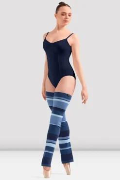 Adult Striped Leg Warmers