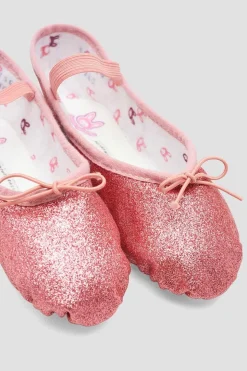 Childrens Glitterdust Ballet Shoes