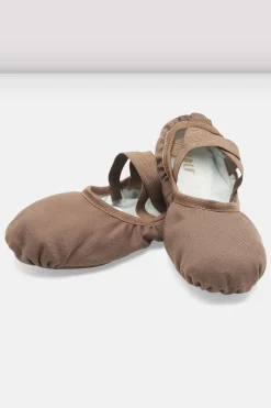 Childrens Performa Stretch Canvas Ballet Shoes