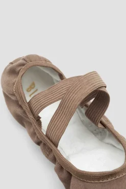 Childrens Performa Stretch Canvas Ballet Shoes