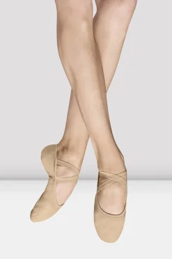 Childrens Performa Stretch Canvas Ballet Shoes