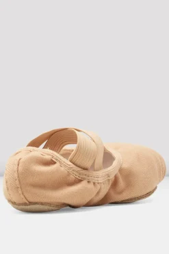 Childrens Performa Stretch Canvas Ballet Shoes