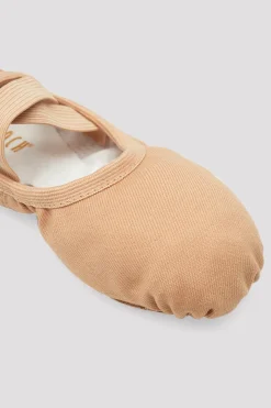 Childrens Performa Stretch Canvas Ballet Shoes
