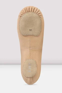Childrens Performa Stretch Canvas Ballet Shoes