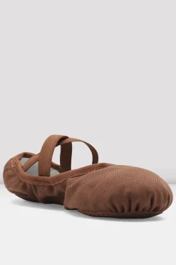 Childrens Performa Stretch Canvas Ballet Shoes