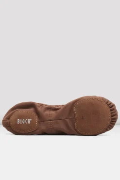 Childrens Performa Stretch Canvas Ballet Shoes