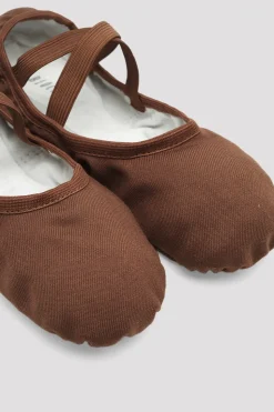 Childrens Performa Stretch Canvas Ballet Shoes