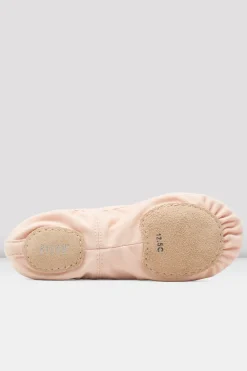 Childrens Performa Stretch Canvas Ballet Shoes