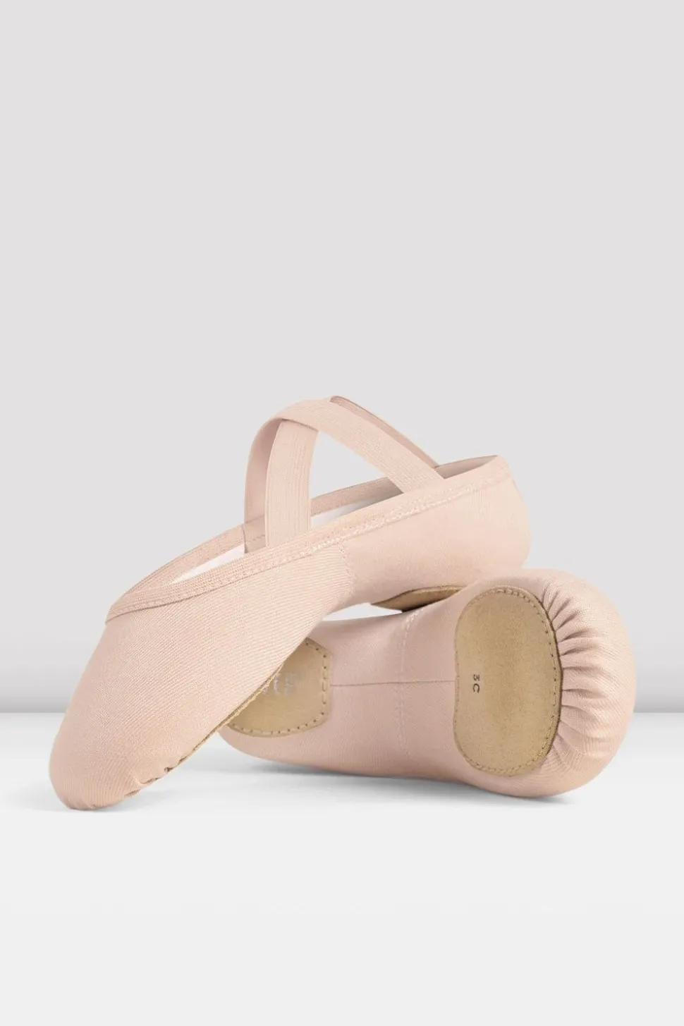 Childrens Performa Stretch Canvas Ballet Shoes
