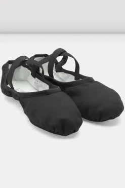 Childrens Performa Stretch Canvas Ballet Shoes