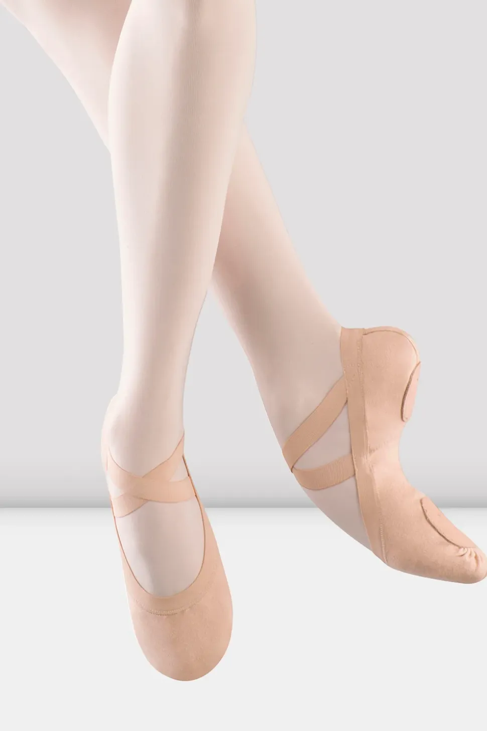 Childrens Pro-Elastic Canvas Ballet Shoes