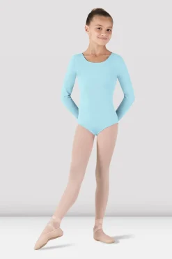 Girls Basic Long Sleeve Leotard