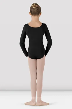 Girls Basic Long Sleeve Leotard