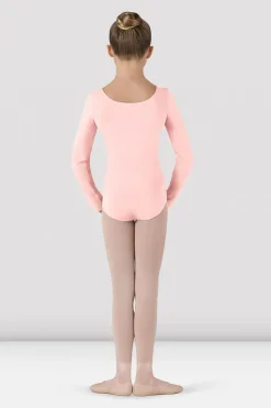 Girls Basic Long Sleeve Leotard