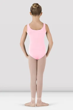 Girls Basic Round Neck Tank Leotard