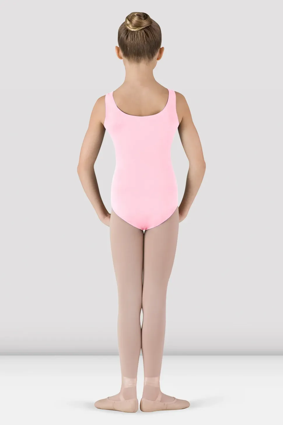 Girls Basic Round Neck Tank Leotard