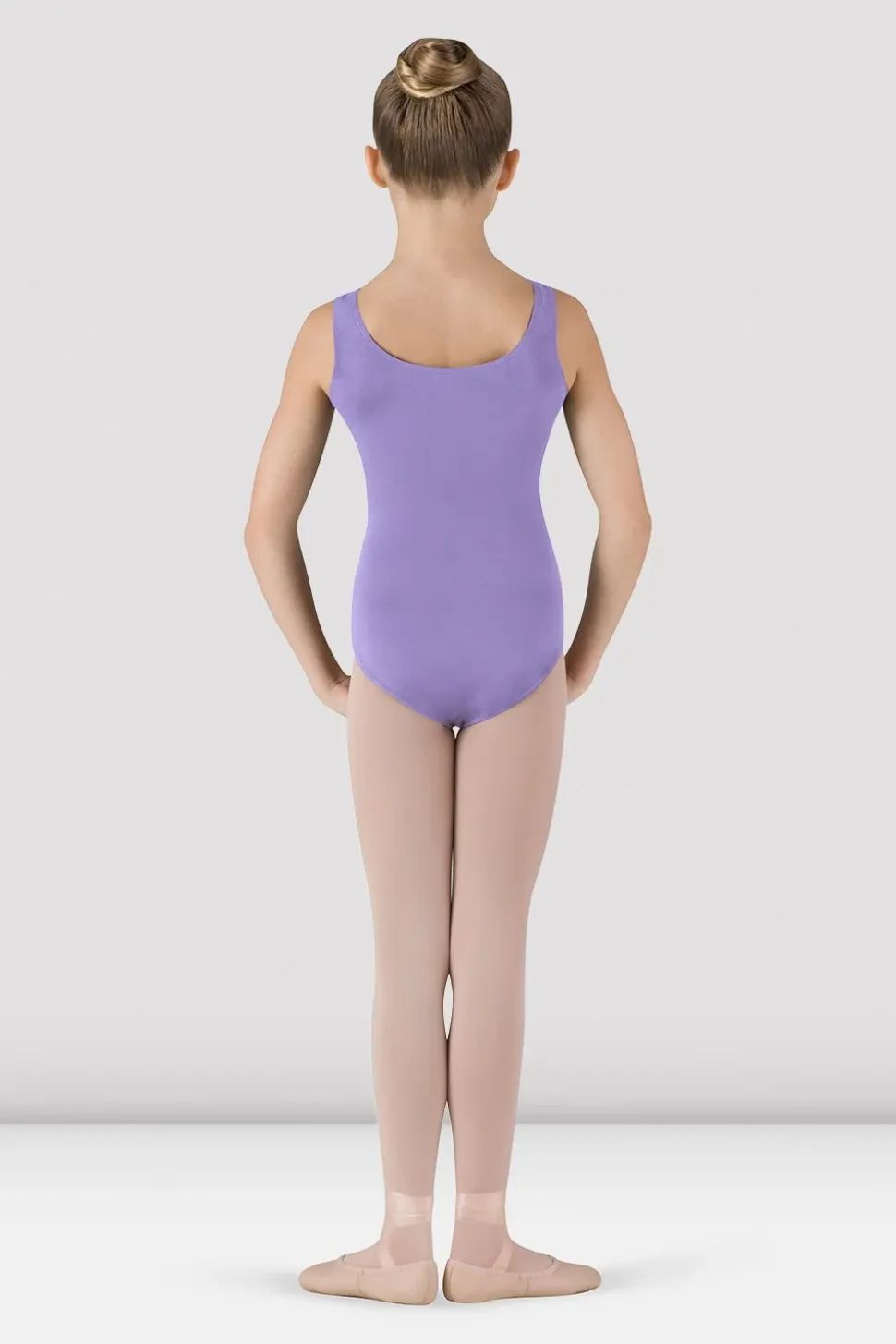 Girls Basic Round Neck Tank Leotard