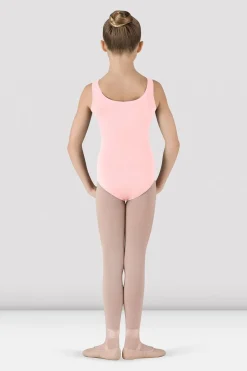 Girls Basic Round Neck Tank Leotard