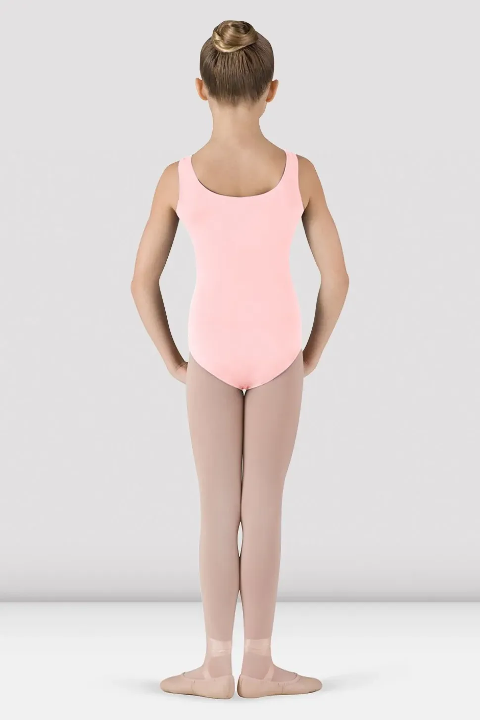 Girls Basic Round Neck Tank Leotard