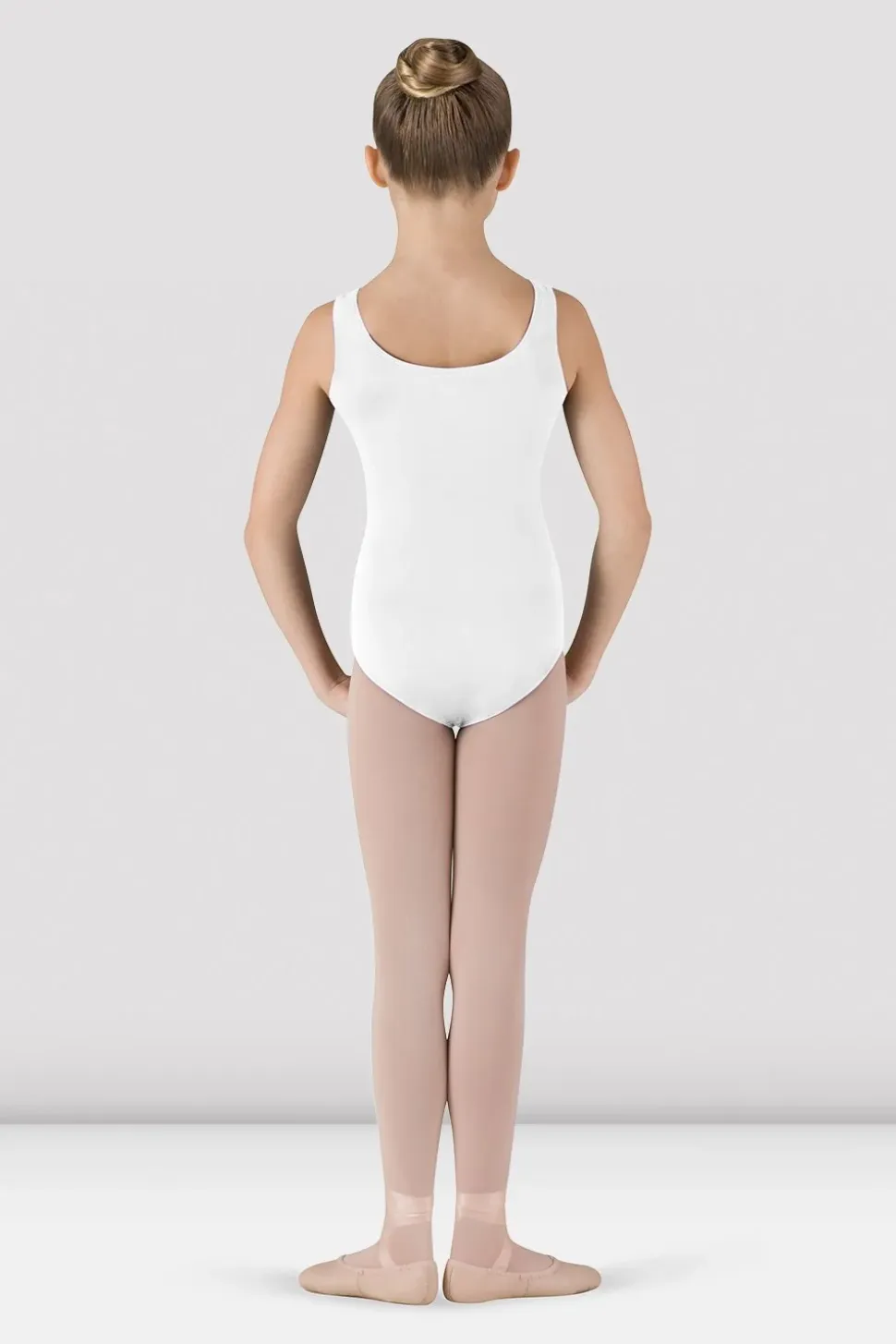 Girls Basic Round Neck Tank Leotard