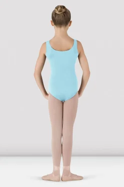 Girls Basic Round Neck Tank Leotard