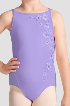 Girls Cara Boat Neck Leotard