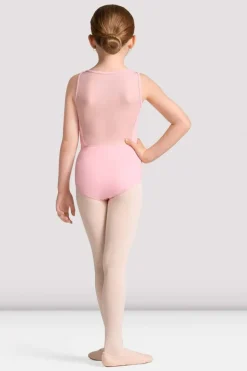 Girls Cara Boat Neck Leotard