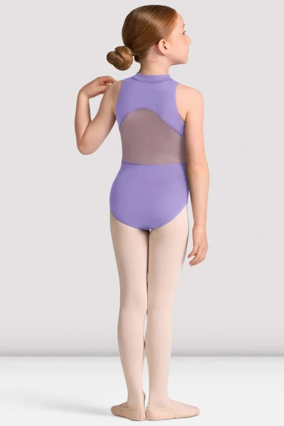 Girls Cayla Zip Front Leotard
