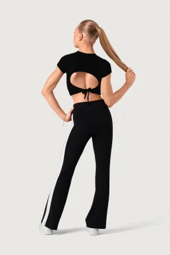 Girls Contrast Flared Legging