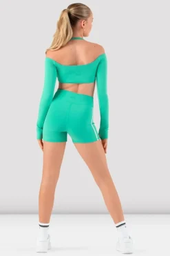 Girls Criss Cross Bolero Crop Top