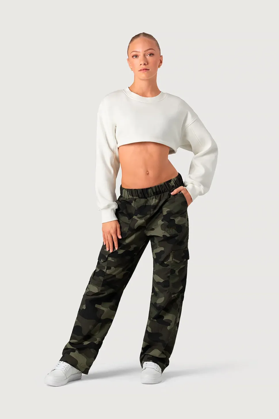 Girls Cropped Bolero Sweat Top
