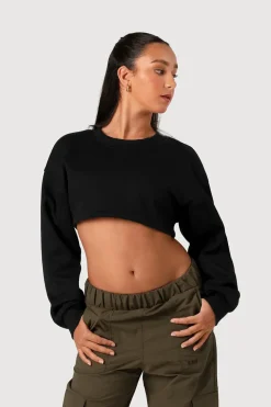 Girls Cropped Bolero Sweat Top
