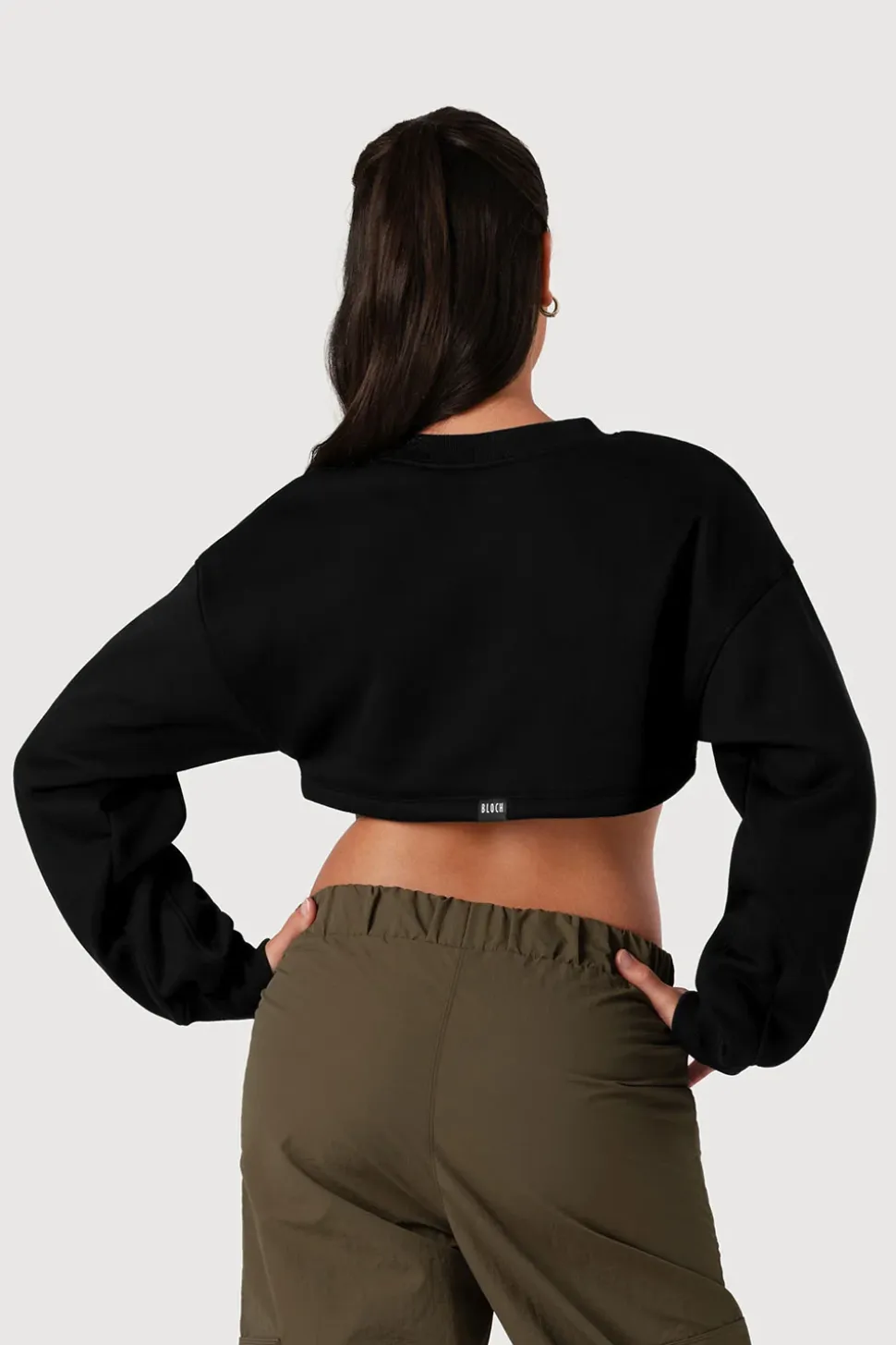 Girls Cropped Bolero Sweat Top