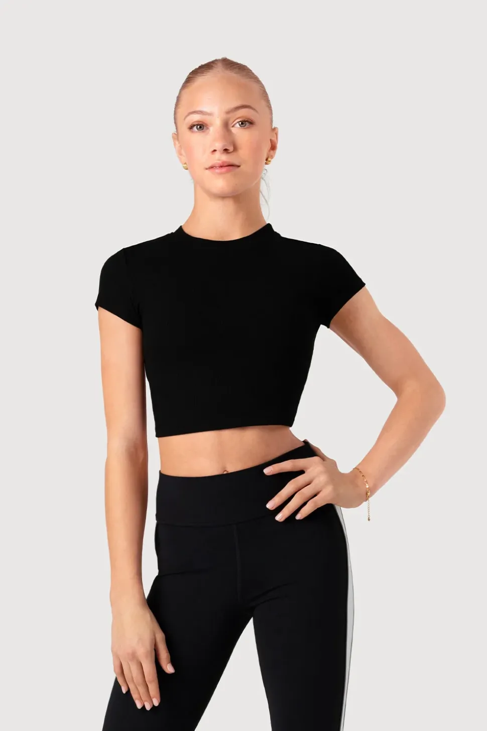 Girls Cut Out Crop Top