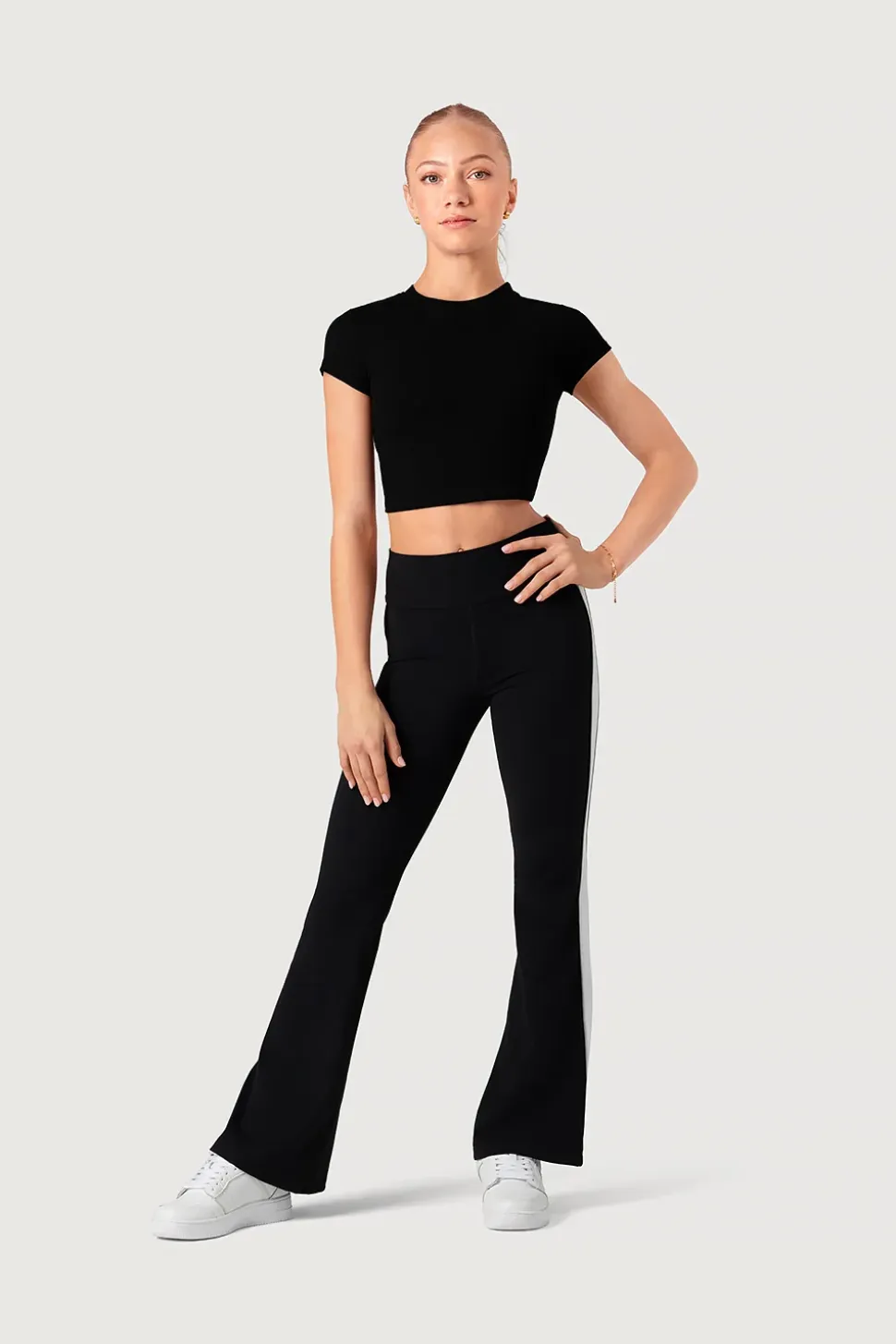Girls Cut Out Crop Top