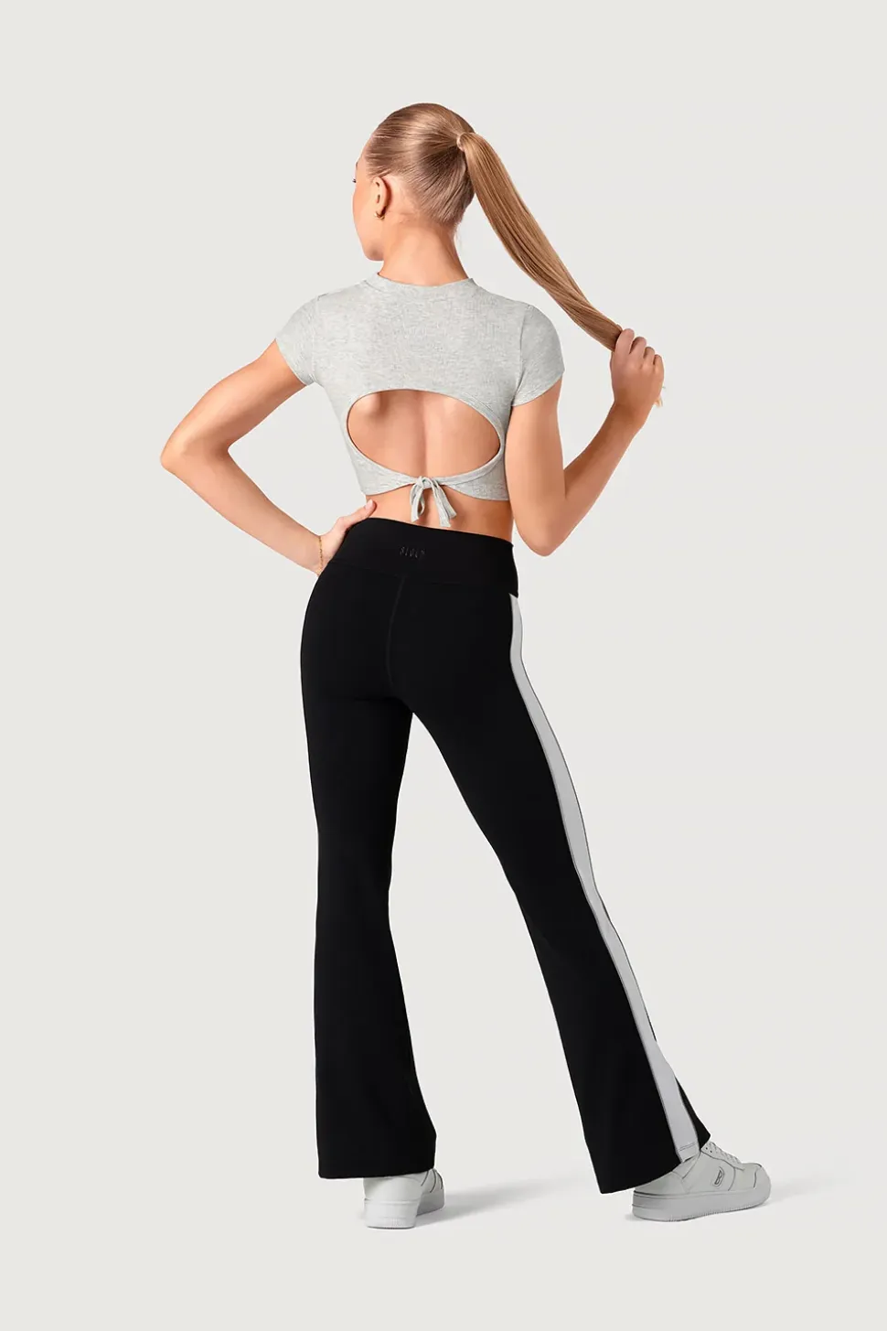 Girls Cut Out Crop Top