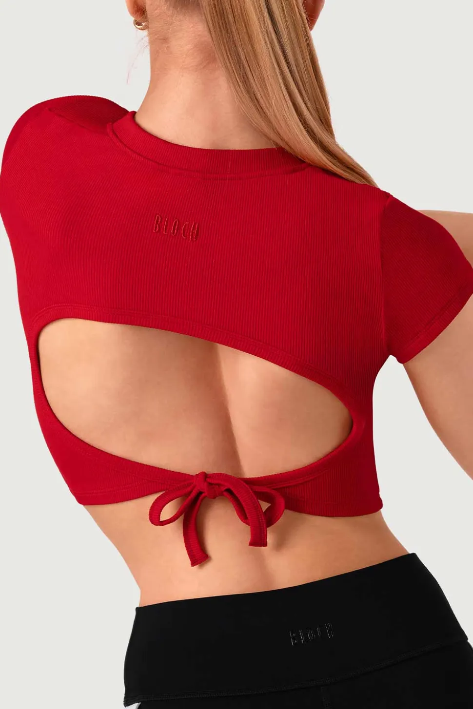 Girls Cut Out Crop Top