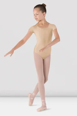 Girls Dujour Cap Sleeve Leotard