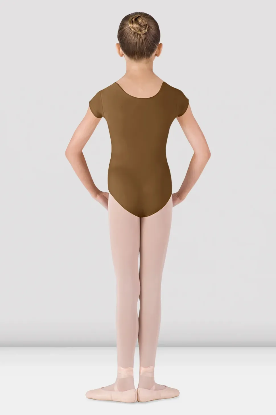 Girls Dujour Cap Sleeve Leotard