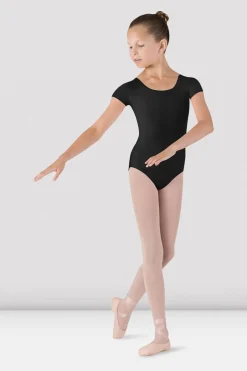 Girls Dujour Cap Sleeve Leotard