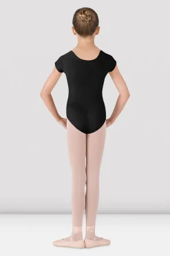 Girls Dujour Cap Sleeve Leotard