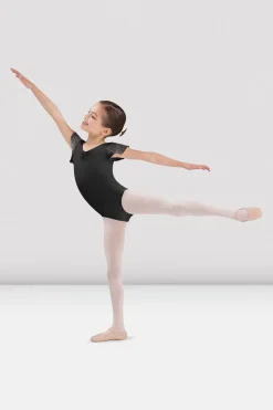 Girls Georgette Sequin Leotard