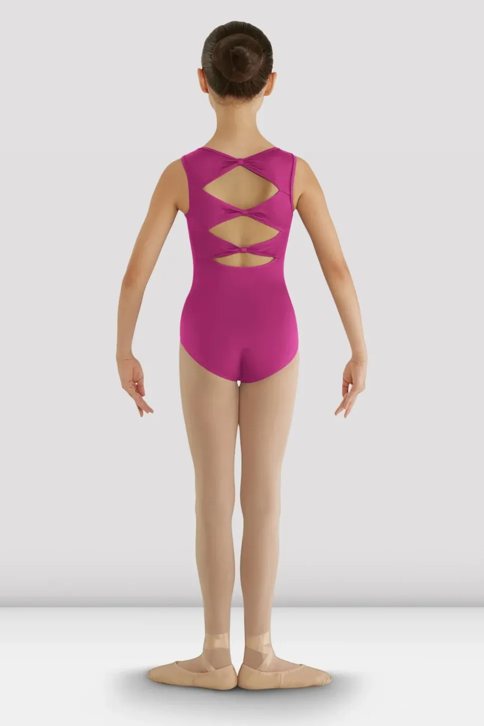 Girls Gladiolus Diamond Back Leotard