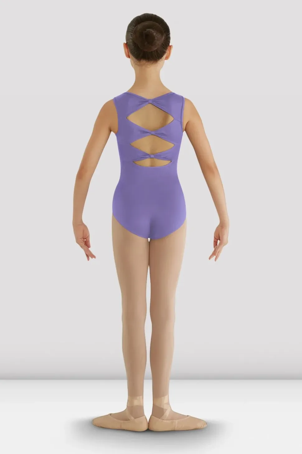 Girls Gladiolus Diamond Back Leotard