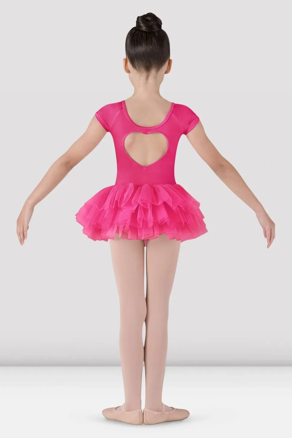 Girls Ife Heart Back Tutu Leotard