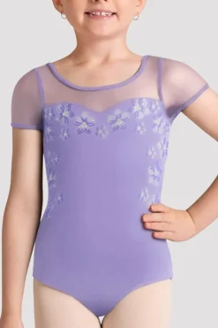 Girls Logan Cap Sleeve Leotard