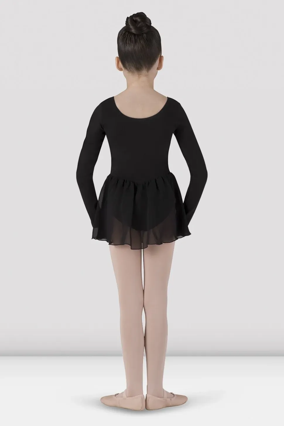Girls Long Sleeve Skirted Leotard