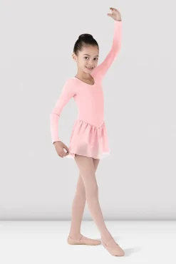 Girls Long Sleeve Skirted Leotard